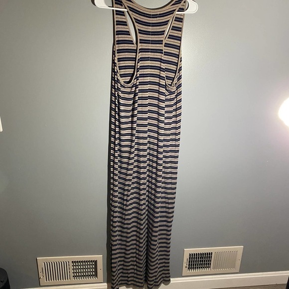 Madewell Striped Maxi Tank Dress Size Medium - Picture 6 of 6